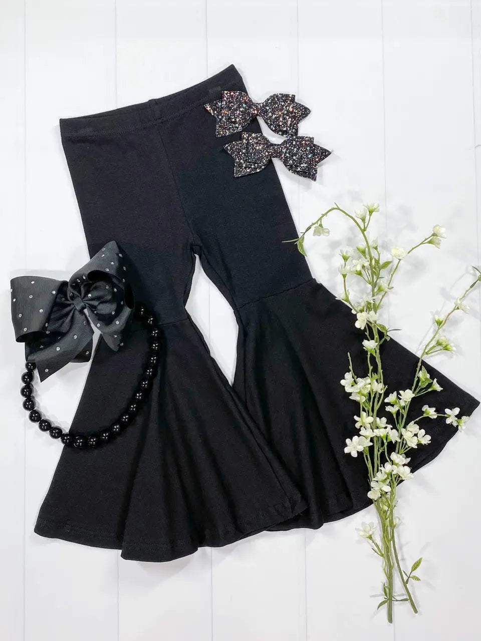 Black Bell Bottoms