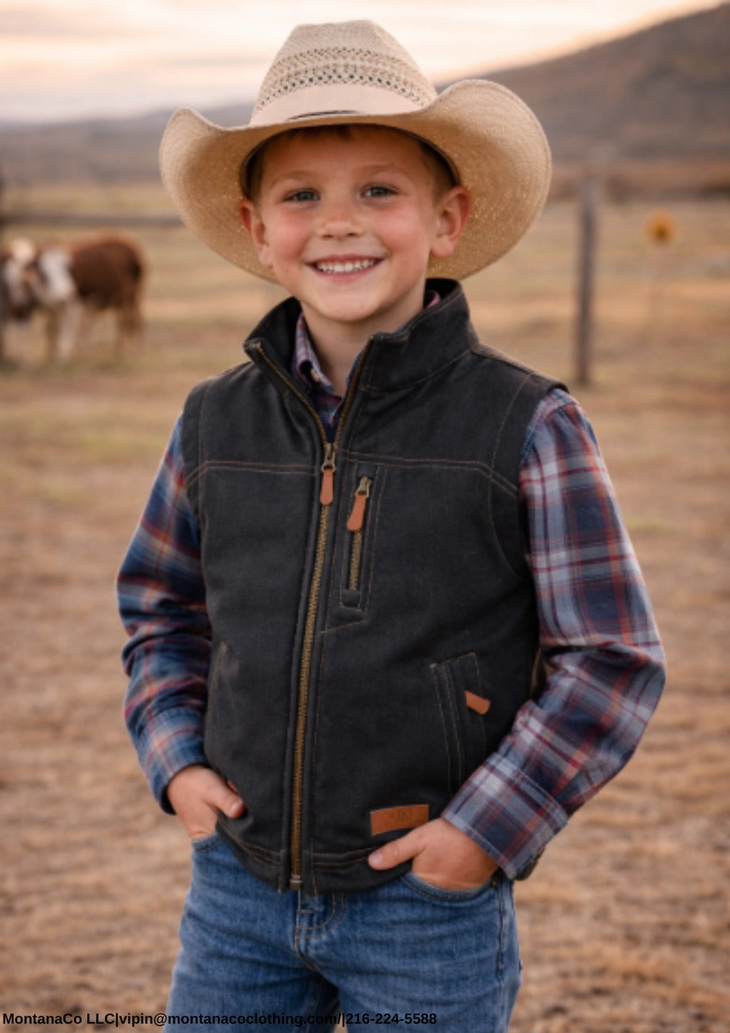 Boys' Western Vest