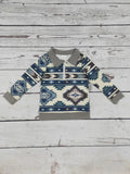 Boys Western Aztec Pullover