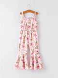 Pink Easter Bunny Girls Jumpsuit