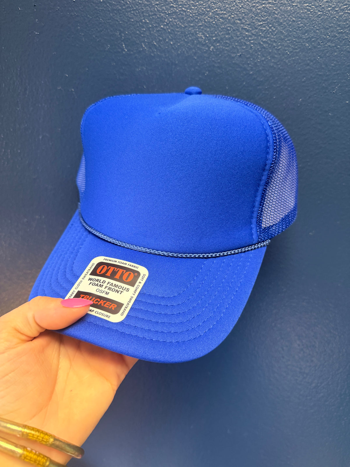 Blue Trucker Hat