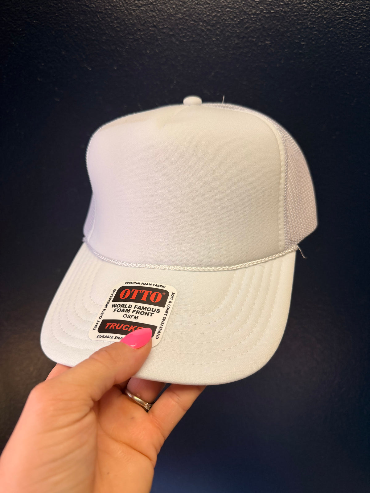 Cream Trucker Hat