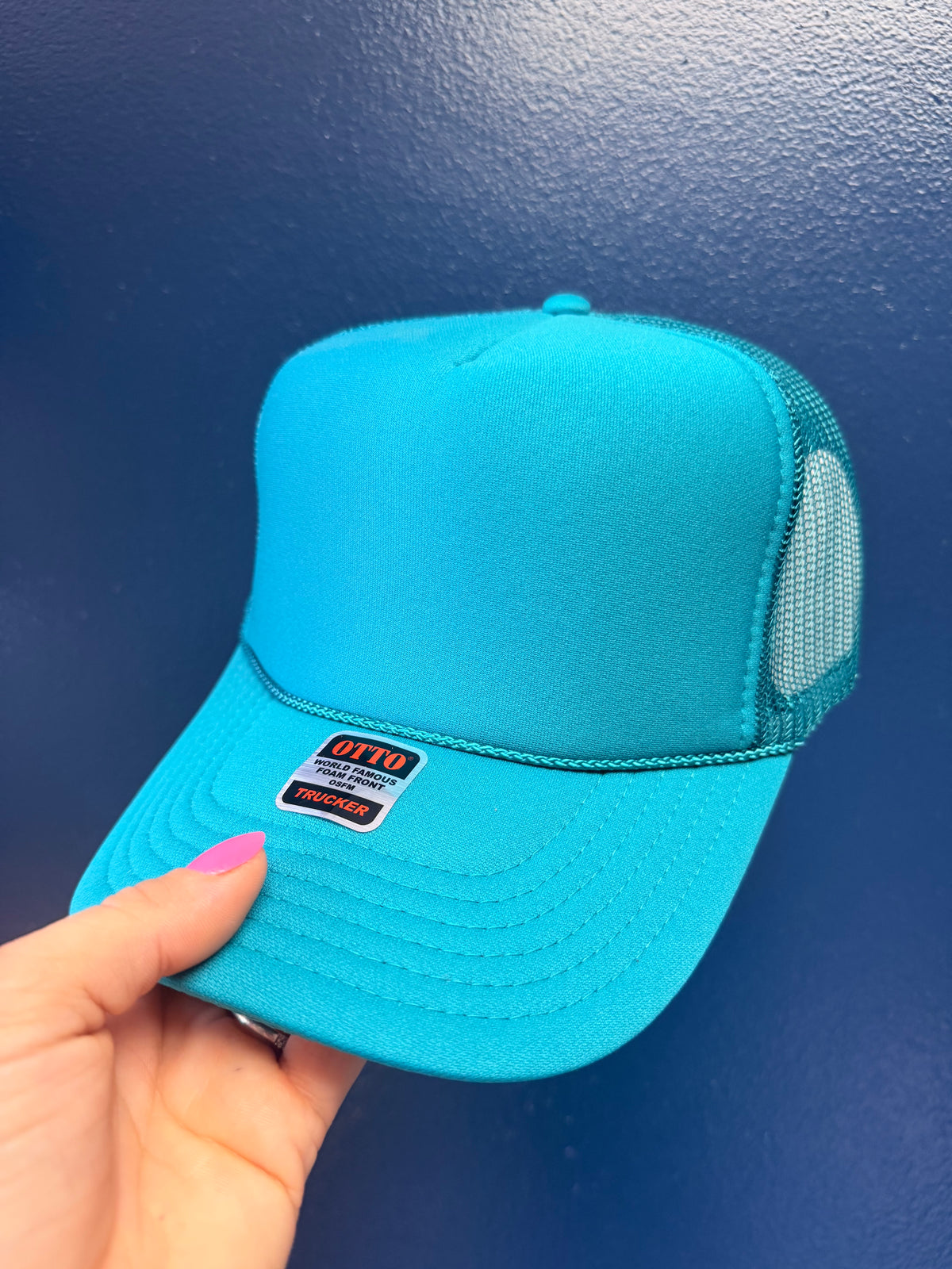 Teal Trucker Hat