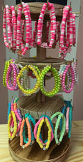 Assorted Color Beaded Bracelets
