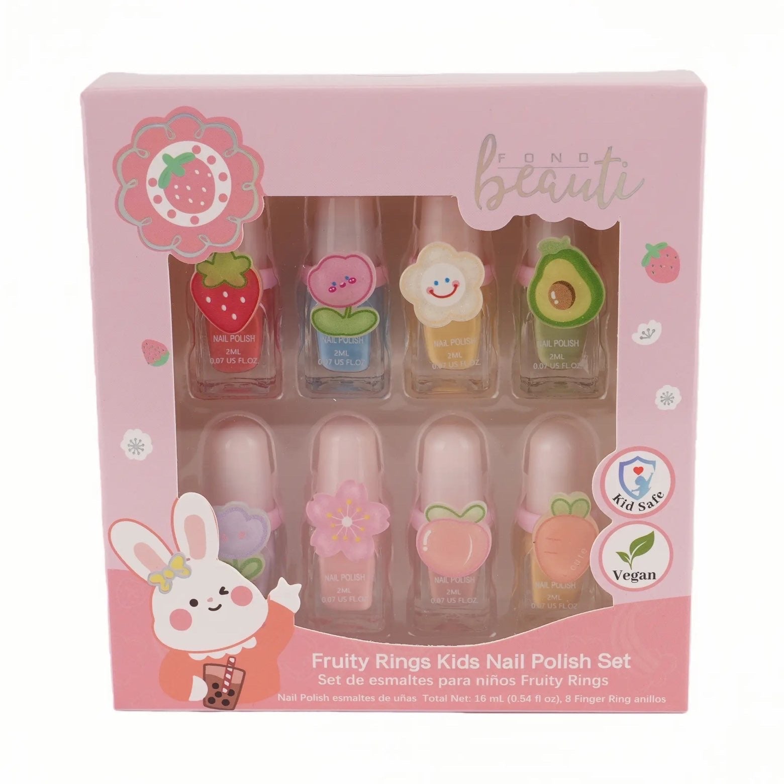 Fruity Ring Kids Nail Polish Set