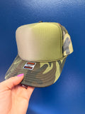 Green Camo Trucker Hat