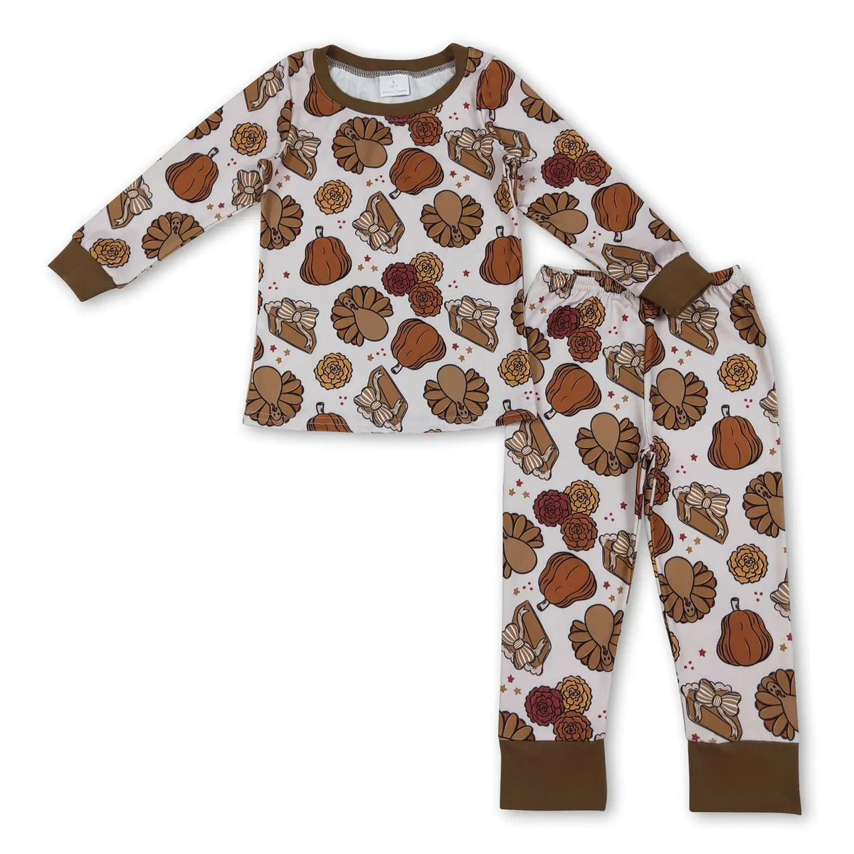 Pumpkin Pie Thanksgiving PJ Set