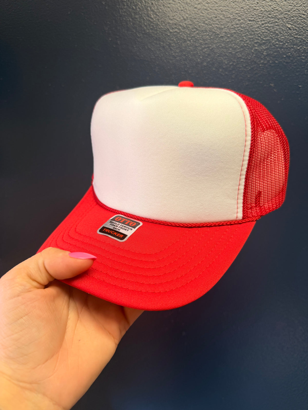 Red & White Trucker Hat